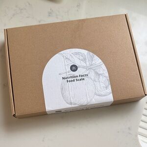 Nutrition Facts Food Scale - Brown